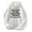 White, variant on Women's Sweatshirts Fall Winter Loose Fit Hooded Long Sleeve Mitten- Cold Shoulder Drawstring Graphic Leisure Polyester Hoodies Sweatshirts(Grey,M)