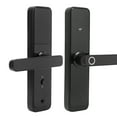 thumbnail image 3 of Cerradura de puerta con huella dactilar sistema de seguridad para el hogar cerradura de puerta de entrada desbloqueo remoto WIFI para puertas de entrada puertas de seguridad, 3 of 8