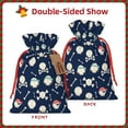 thumbnail image 2 of Xecao Pirate Skulls 1 Print Burlap Gift Bags with Drawstring and Gift Tags, Gift Bags, Burlap Bags, Jute Bags for Party, Christmas, DIY Craft Bags-Medium, 2 of 9