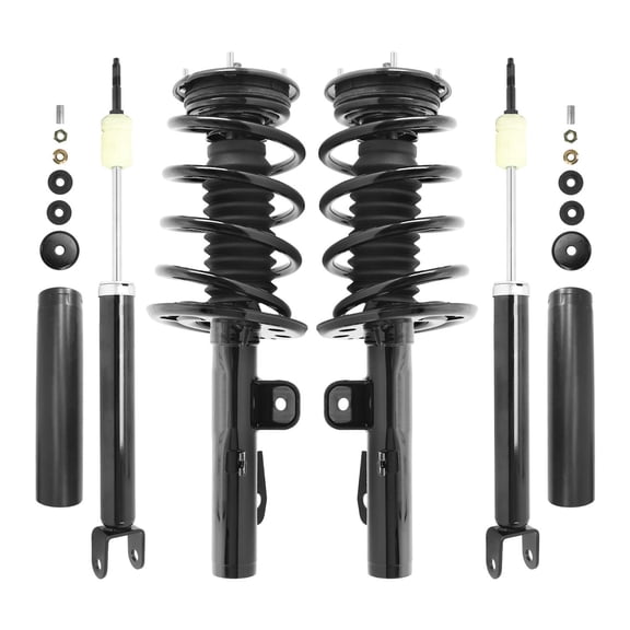 Unity Automotive 4-11545-252130-001 4 Wheel Strut & Shock Absorber Kit Fits 2010-2012 Ford Taurus