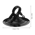 thumbnail image 2 of OUNONA 4Ud Gancho De Ventosa Negro Para Cortina De Auto Uso Durable Y Sujeción Segura, 2 of 6