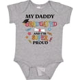 thumbnail image 3 of Inktastic My Daddy Graduated and I'm Super Proud Boys or Girls Baby Bodysuit, 3 of 5
