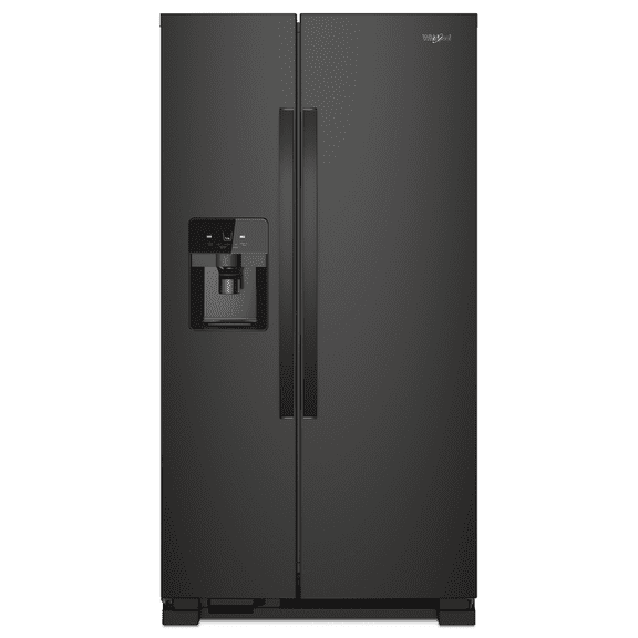 Whirlpool Wrs321sdh 33" Wide 21.4 Cu. Ft. Side By Side Refrigerator - Black