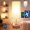 Flaxen, variant on Table Lamps for Bedroom, 3 Way Dimmable Touch Control Bedside Lamp with USB C+A Fast Charging Ports, Nightstand Lamp for Office, Living Room, Reading(E26 Light Bulb Included), Wood