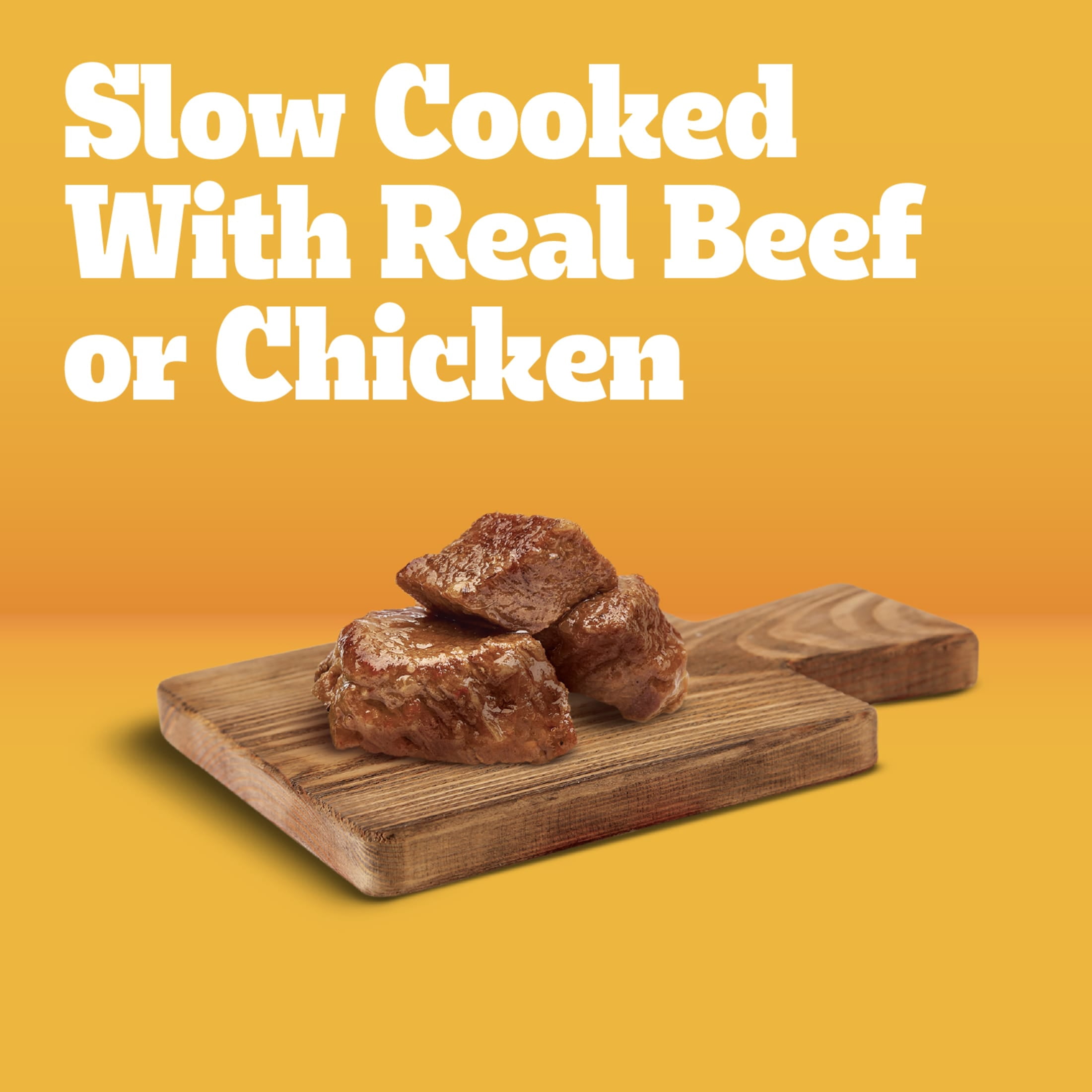 Pedigree Chopped Ground Dinner Slow Cooked Beef Variety Pack Wet Dog Food, (18) 3.5 Oz Pouches