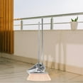 thumbnail image 4 of Raindrops Home Broom and Dustpan Set Silver Stainless Steel Plastic Ergonomic Handle Easy Use, 4 of 8