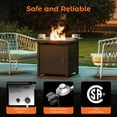 thumbnail image 6 of BALI OUTDOORS Propane Gas Fire Pit Table with Lid for Outside Backyard, Patio 50000 BTU 28 inch, 6 of 10