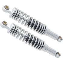 LABLT 1 Pair 12.5 320mm Motorcycle Universal Rear Shock Absorbers Replacement for Yamaha Kawasaki Suzuki Sportster XL883 1200 Dirt Bike ATV Go Kart Sliver