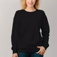 thumbnail image 4 of Women's 360g Heavyweight Round Neck Pullover Casual Sweatshirt - Warm&Comfortable, 4 of 16