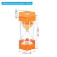 thumbnail image 2 of Uxcell 30 Min Sand Timer,Hexagon with Plastic Cover,Count Down Sand Clock Glass Orange, 2 of 5