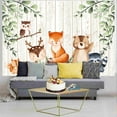 thumbnail image 4 of 7 x 5 ft Woodland Baby Shower Backdrop,Wild Jungle Animal Adventure Theme Background, Kids Birthday Baby Shoower Gender Reveal Photography Party Supplies Decor, 4 of 5