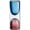 Purple/Blue, variant on 10018-Cyan lighting-Majeure - Large Vase - 4 Inches Wide by 12 Inches High-Brown/Green Finish