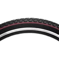 thumbnail image 4 of Llanta para bicicleta Nyco R26 x2.125 negra con linea roja, 4 of 4