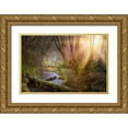 thumbnail image 1 of Murdock, Ramona 18x13 Gold Ornate Wood Framed with Double Matting Museum Art Print Titled - Light Burst, 1 of 4