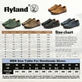 thumbnail image 2 of Flyland Men's Casual Leather Shoes Male Fashion Sneakers Handmade Moccasins Driving Flats For Men, 2 of 6