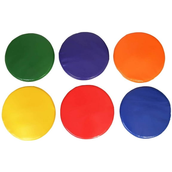 Fun and Function 6 Colorful Squeaky Spots, All Ages  Blend Movement Activities with Auditory Stimulation, 8 Diameter