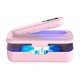 thumbnail image 1 of Caja esterilizadora UV portátil para celulares y accesorios - Rosa  

(Esta versión mantiene la esencia del producto pero simplifica el título, destacando su portabilidad y uso principal para, 1 of 2