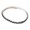 Black, variant on SmartBy Luxury Women Single Row Full Rhinestone Inlaid Bracelet Elastic Bangle Jewelry