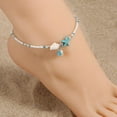 thumbnail image 4 of Beach Beaded Starfish Anklet Ankle Bracelet, 4 of 4