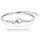 thumbnail image 5 of Para la mujer pulsera de moda del corazón de la joyería pulsera de la pareja pulsera de las niñas encanto pulseras, 5 of 8