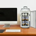 thumbnail image 3 of Corona 12 Can Portable Mini Fridge, 10L Electric Cooler, 12V DC/110V AC, Compact Refrigerator- White, 3 of 6