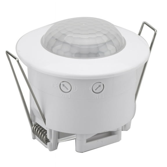 Ceiling Recessed PIR Motion Sensor Infrared Adjustable Detector for Corridor Warehouse Stairs Porch Lamp Switch