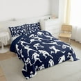 thumbnail image 3 of Castle Fairy Kids Teens Adults Football Gamer Full Size Comforter Sets 3-Piece,Rugby Ball Game Bedding Comforter Set,Sport Theme Lightweight Bedding Sets,Super Cozy Room Decor,Reversible, 3 of 8