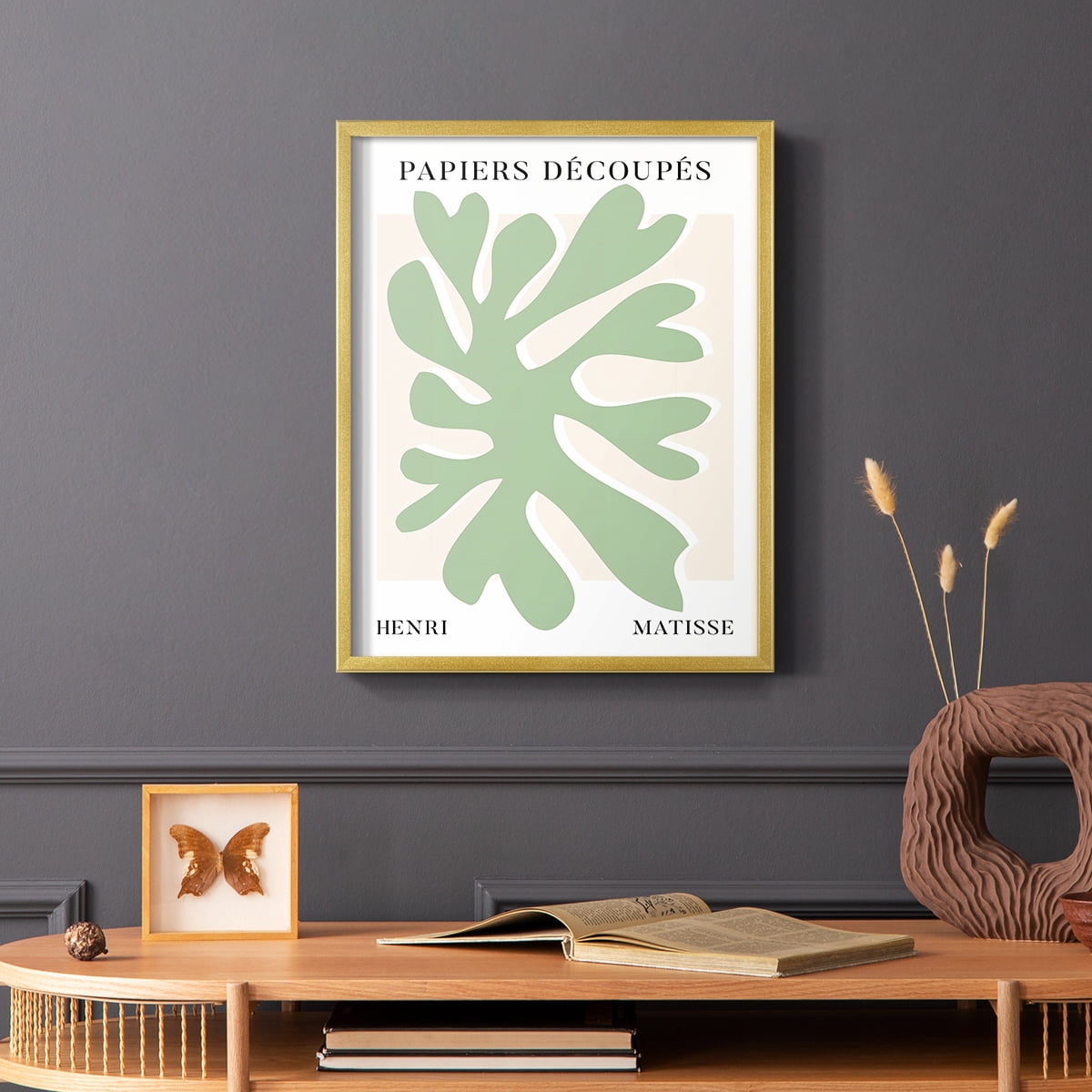 Matisse CV Framed Print in Gold Solid Wood 8 x 10 Framed Print