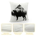 thumbnail image 4 of MLJA Wildlife Animal Bear Deer Elk Decorative Throw Pillow Cover, Wild Animal Gifts for Women Men Boys, Forest Woodland Adventure Pillow Case RV Bed Sofa Decor, 4 of 5