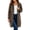 Brown#9527, variant on BOOMNY Womens Long Sleeve Fleece Hoodies Solid Pullover Long Hoodie for Women Trendy Zip Up Warm Fall Winter Hooded Sweatshirts With Pocket