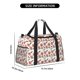 thumbnail image 3 of Easygdp Rose Flowers Bolsa de Gimnasio, Bolsa de Viaje Duffel, Bolsa de Fin de Semana con Compartimentos, Bolsa de Mano para Noche, 3 of 7