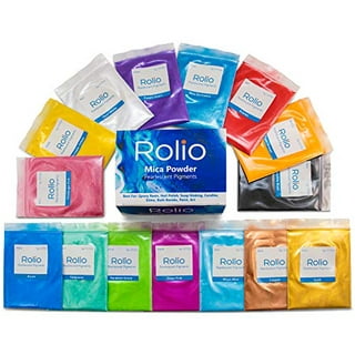  Rolio - Mica Powder - 1 Jar Of Pigment For Paint, Dye, Soap  Making, Nail Polish, Epoxy Resin, Candle Making, Bath Bombs, Slime - 50G /  1.76oz