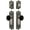 Antique Pewter, variant on Grandeur 853548 Windsor Solid Brass Rose Single Cylinder Keyed Entry Deadbolt And Knobset