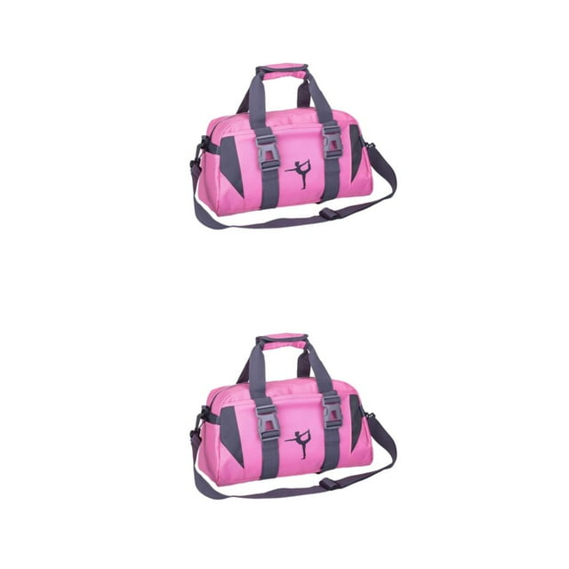 Guardoinrt Gym Bag For Fitness Enthusiasts Multipurpose Adjustable Straps Wide Application Yoga Gym Bags pink 2Set
