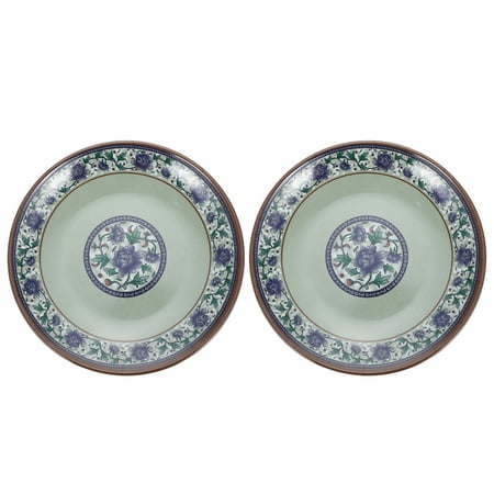 

NUOLUX 2pcs Melamine Food Serving Trays Food Container Multi-purpose Dinner Plates