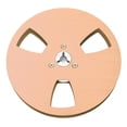 thumbnail image 2 of 1  4 5 Inch Empty Tape Reel Lightweight Universal Part for Sound Recording Aluminum Alloy 3 Hole Design, 2 of 7