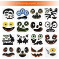thumbnail image 5 of 16pcs Foam Pumpkin Shape Craft Kit Halloween Sticker Diy Decoration, 5 of 5