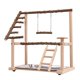thumbnail image 4 of Soporte de juego para pájaros para loros, resistente, portátil, soporte de gimnasio de juego para pájaros, soporte de percha de madera para pájaros, 4 of 9