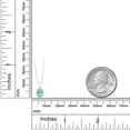 thumbnail image 4 of Gem Stone King Aqua Apatite Pendant Necklace for Women Set in 925 Sterling Silver | 0.82 Cttw | Oval 7X5MM, 4 of 4