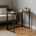 thumbnail image 2 of Homy Casa Folding Student Desk for Bedroom Study & Homework Space, Vintage, 2 of 9