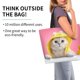 thumbnail image 2 of Disketp A Funny Cat Bolsa Tote Estampada para Mujer, Bolso de Hombro y de Mano para Compras y Viajes, 2 of 8