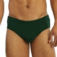 thumbnail image 4 of Men's 100% Cotton Plain Color Bikini Briefs, Multi-Colors M, 6-Pack, 4 of 6