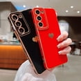 thumbnail image 5 of Compatible with Samsung Galaxy S23 5g Phone Case Luxury 6D Electroplate Cute Side Love Heart Pattren Cover with Full Camera Protection Soft Silicone Shockproof Bumper (Black), 5 of 10