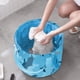 thumbnail image 3 of Cubo plegable portátil para acampar, lavabo para exteriores, bañera plegable para remojar pies, contenedor de agua plegable multifuncional para pesca, viajes, camping, senderismo, pie 25L +, 3 of 5