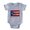 Heather Grey, variant on CafePress - Puertorico6bk - Cute Infant Baby Football Bodysuit