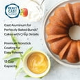 thumbnail image 3 of Nordic Ware ProCast 12 Cup Nonstick Cast Aluminum Bundt Cake Pan, Graphite, 3 of 12