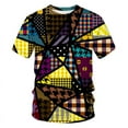 thumbnail image 1 of 2024 T Shirte 3d Retro Printing Crew Neck Clothing Unisex Top, 1 of 5