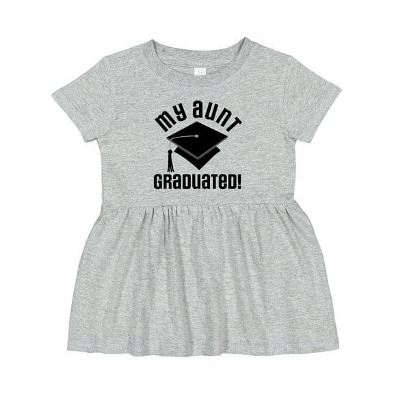 Inktastic My Aunt Graduated Niece Nephew Girls Baby Dress