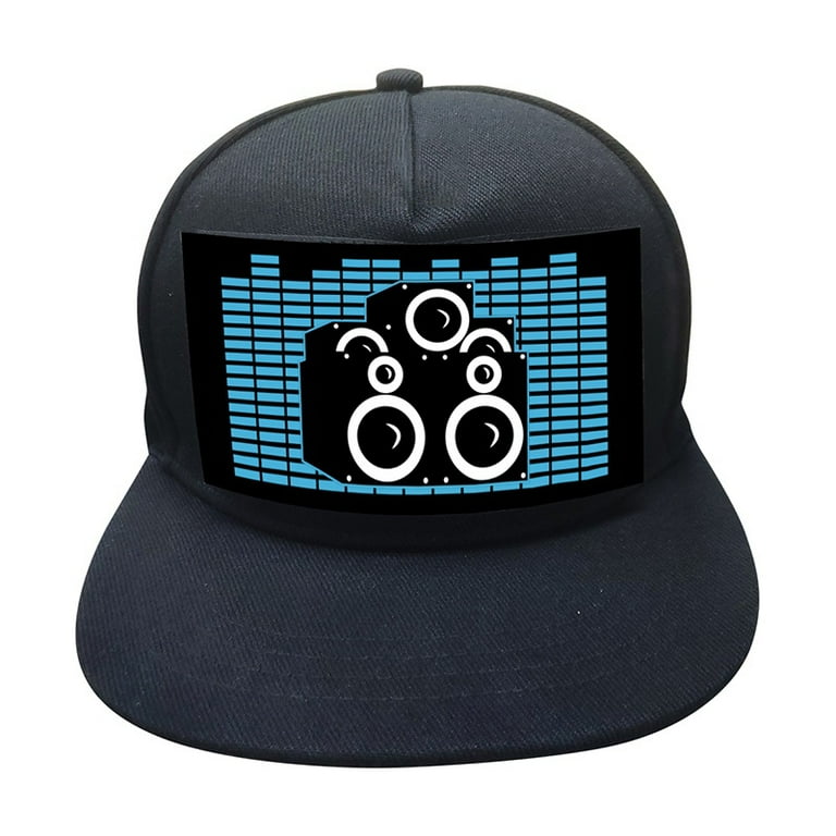 Ball cap with clearance led lights