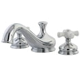 thumbnail image 2 of Kingston Brass KS3331PX 8 Inch -18 Inch Widespread Roman Tub Filler - Polished Chrome, 2 of 6